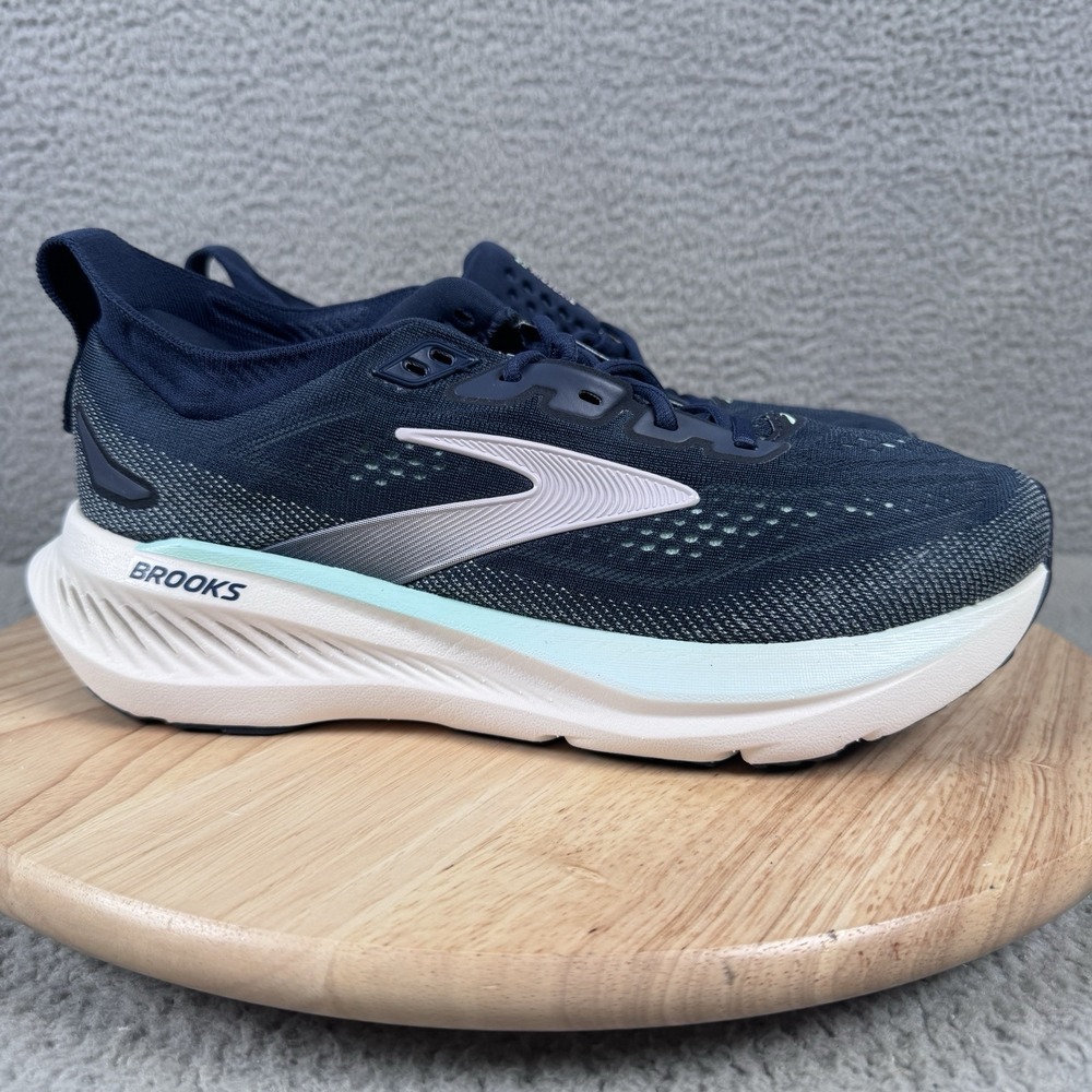 Brooks Glycerin 23 Womens 9.5 B Blue Road Running Shoes Sneakers 1204651B453